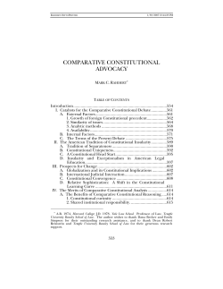 comparative constitutional advocacy