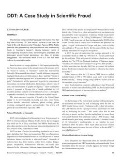 DDT: A Case Study in Scientific Fraud