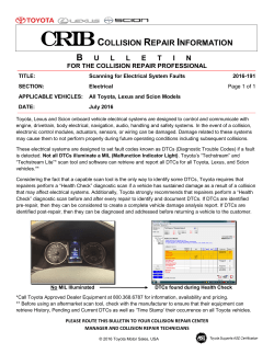 Scanning for Electrical System Faults