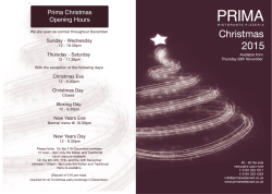 christmas menu outside