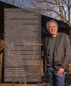 Poet on the good road