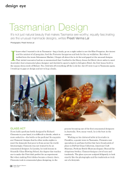 Tasmania - Deep Blue Ink