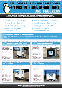 Penguin Mobile Cool Rooms