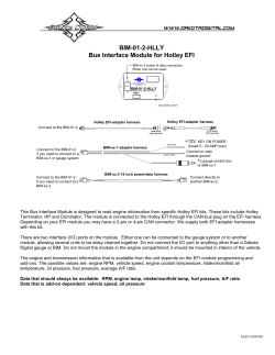 BIM-01-2-HLLY - Dakota Digital