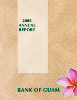 2008 - Bank of Guam