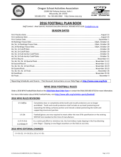 Football Plan
