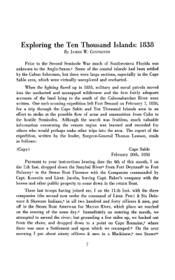 Exploring the Ten Thousand Island in 1838