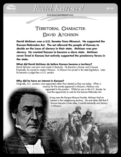 Read Kansas! - Kansas Historical Society