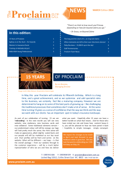 Read more - Proclaim Management Solutions