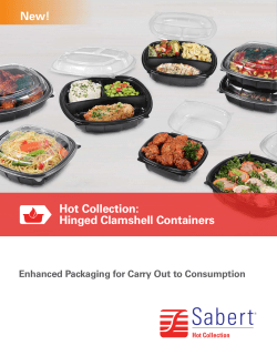 Hinged Clamshell Containers