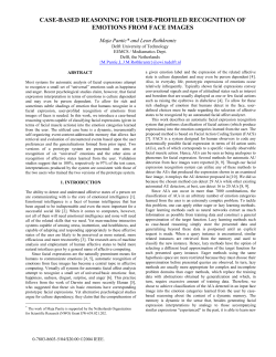 Case-based reasoning for user-profiled recognition of emotions from