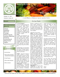 Com Post 101311 - Good Earth Farm