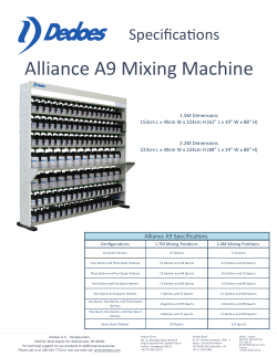 A9 Storage Machine specifications