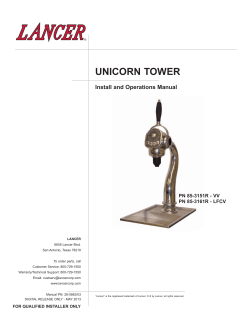 UNICORN TOwER - Soda Dispenser Depot