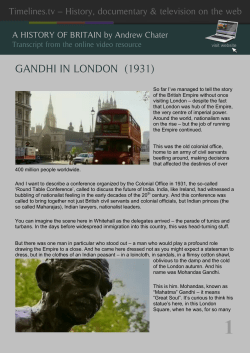 GANDHI IN LONDON (1931)