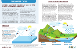 THE WATER CYCLE