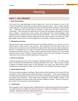 Housing - Anaconda Deer Lodge County