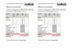 Adding up your tree house points: Adding up your tree house points: