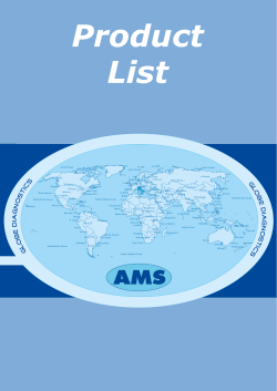 Reagents product list