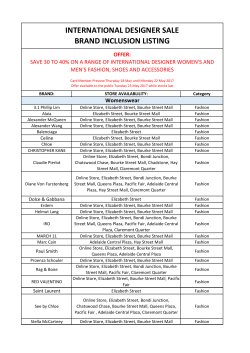 international designer sale brand inclusion listing
