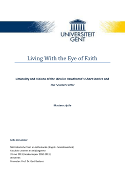 Living With the Eye of Faith