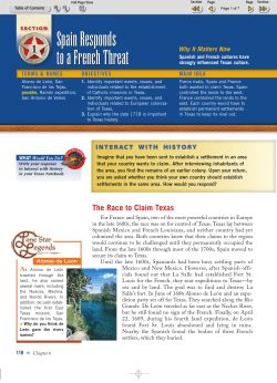 Spain Responds to a French Threat