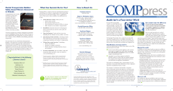 Audit isn`t a four-letter word