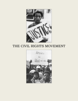 THE CIVIL RIGHTS MOVEMENT