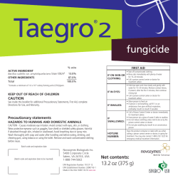 Taegro 2 label