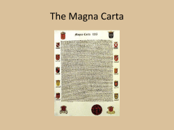 The Magna Carta