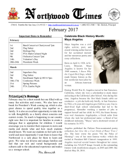 February 2017 - Northwood Elementary School