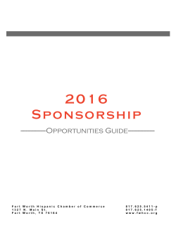 FWHCC 2016 Sponsorship Guide wo Logo