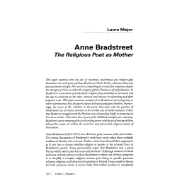 Anne Bradstreet