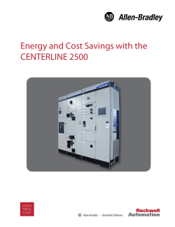 Energy and Cost Savings with the CENTERLINE 2500