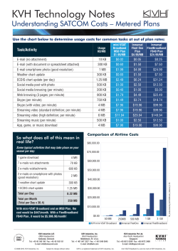 Understanding SATCOM Costs, Metered Plans