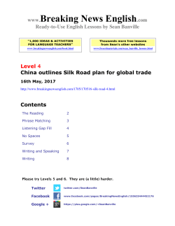 8-page lesson - Breaking News English
