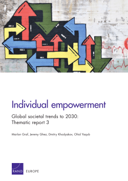 Individual empowerment