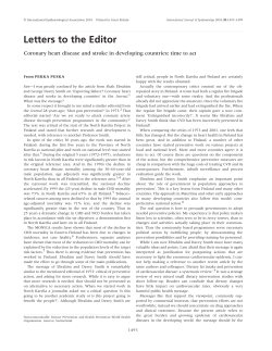 Coronary heart disease and stroke in developing countries: time to act