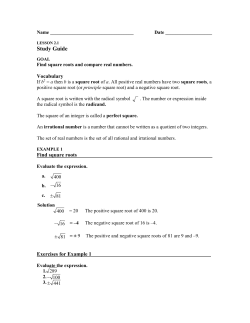 Chapter 2.1 Study Guide