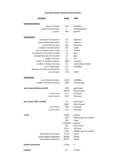 Line Item Value Units Conversion factors density of water 8.33 lbs