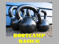 BOOTCAMP BASICS!