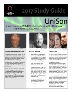 2017 Study Guide for UniSon - Oregon Shakespeare Festival