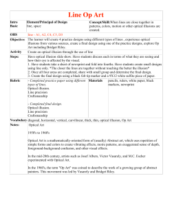 Line Op Art - WCU Virtual Locker