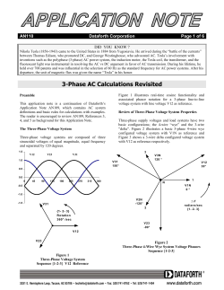 3-Phase AC Calculations Revisited