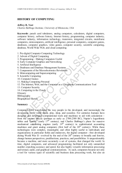 history of computing