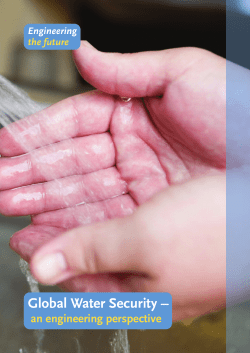 Global Water Security - Royal Academy of Engineering