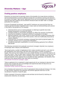 Diversity Matters &ndash; Age