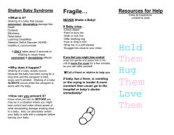 Shaken Baby Brochure - English version