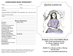 QUINCEANERA Music Planner1