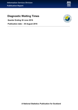 Diagnostic Waiting Times